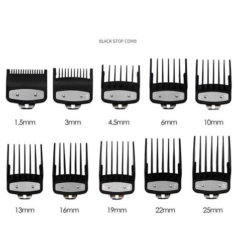 wahl clipper guard measurements